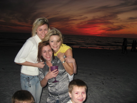 My daughters and I at the beach