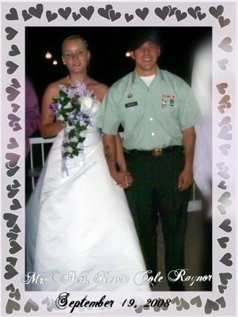 My son and his new wife. 9-19-2008