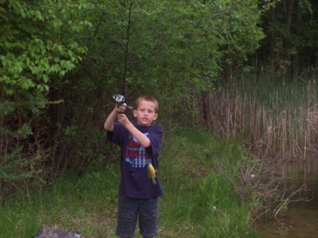 Brian's first fish of the year.