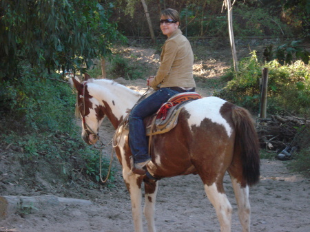Horse backriding in Mexico