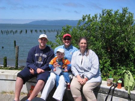 My family on the Oregon Coast