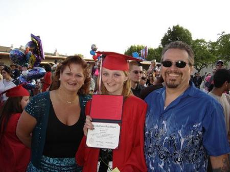 me and paul and Renae graduation