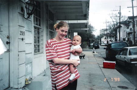 daughter Felicity and our son Gabe, 1999