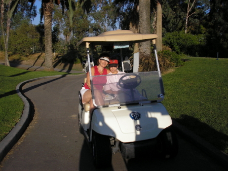 Golfing with Tyler in California