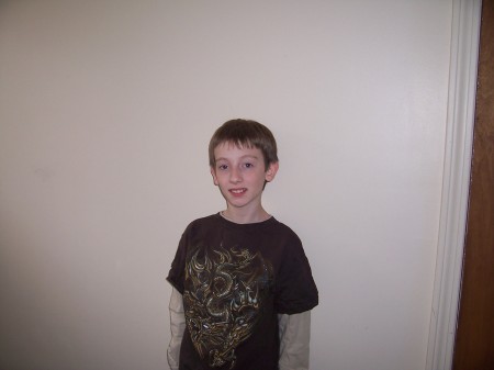 My oldest son....He is in Winman Jr. High....makes me feel old!