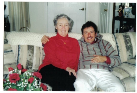 MY MOM AND HER FRANKIE. REHOBOTH BEACH D.E.