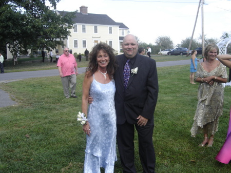 Sandy and I at our son's wedding