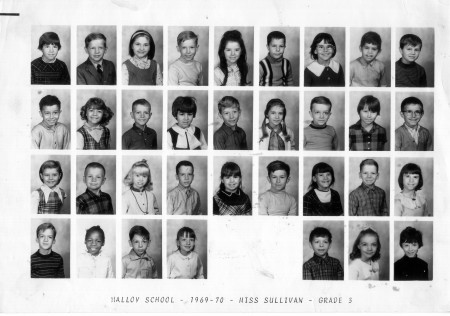3rd Grade Molloy School 1969-70