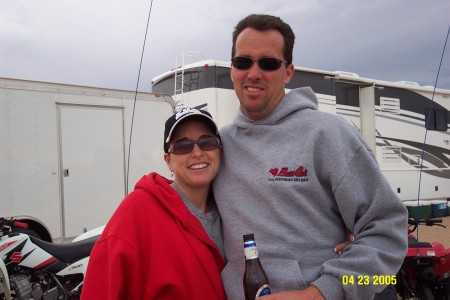 Me and my husband in Glamis