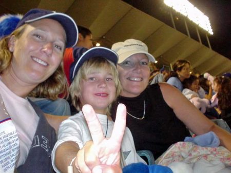 AT THE DODGER'S BALL GAME