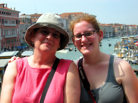 Me & Gianna in Venice on the Rialto