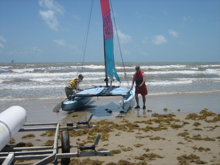 Sailing at Crystal Beach 2005