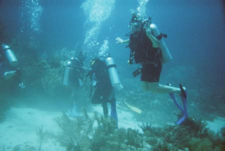 Diving in Cancun Mexico Sept 2006