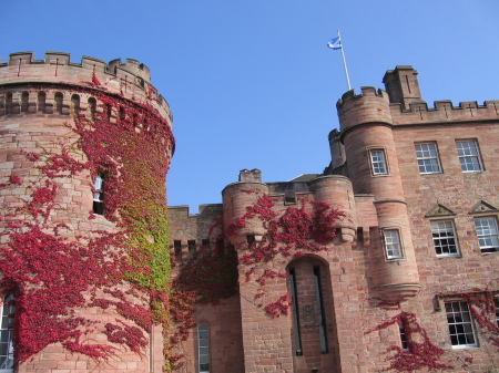 Dalhousie Castle outside Edinburgh, Scotland