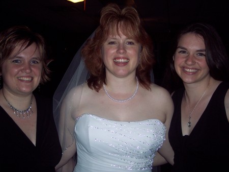 Cortney, me and Stephanie at wedding