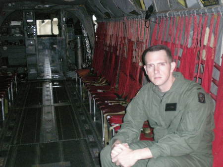 This is the inside of my baby, the CH-47D