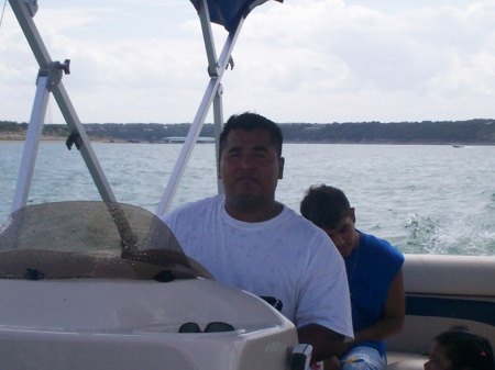 Capt Rick on Lake Travis 2006