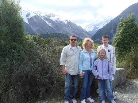 Base of Mt. Cook, NZ