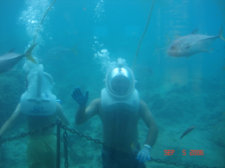 Deep sea diving!