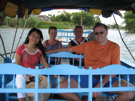 boat ride in viet nam