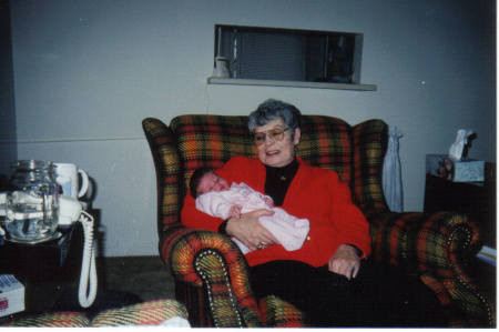 My mom Pat and baby Lisa