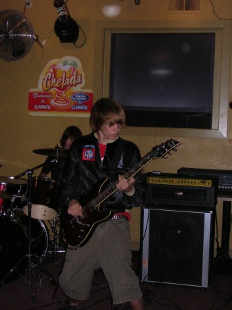 Josh, the soon to be rock star!