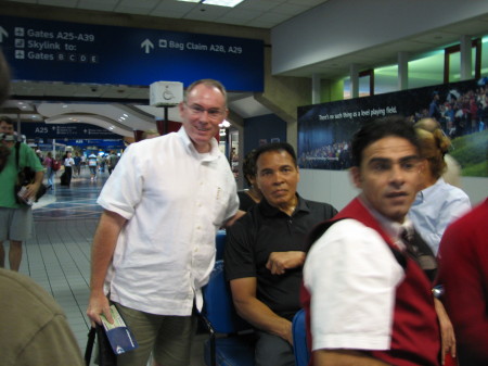 With Mohammed Ali in DFW