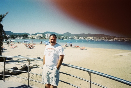 in ibiza by a topless beach!  Whoa yeah!!!!!!!!!