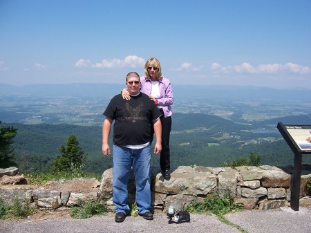 Barbara and I at Skyline Drive