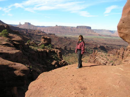 overlooking Moab valley
