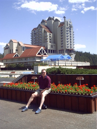 Me in front of the CDA Hotel