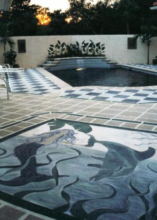 3000 SQ FT Pool Patio Mural