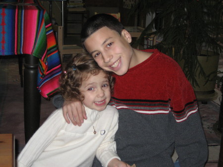 My oldest David (14), and youngest Rachael (3)