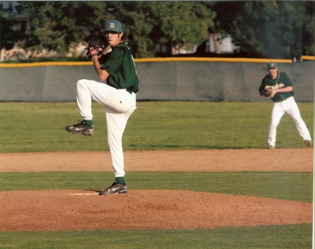 Varsity Pitcher in 2008