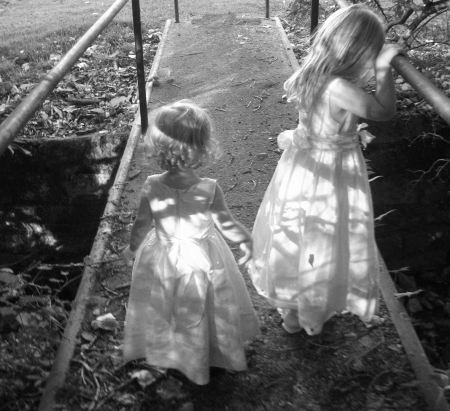 My Girls following my sisters wedding July 2007.