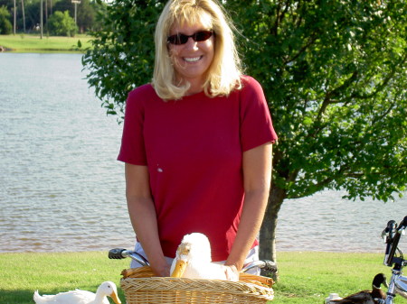 Bert and I on a bike ride