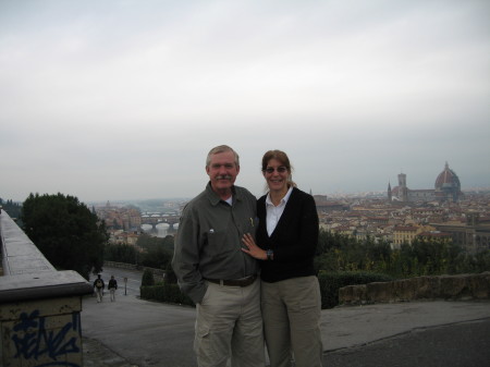 Paula and me in Florence, Italy