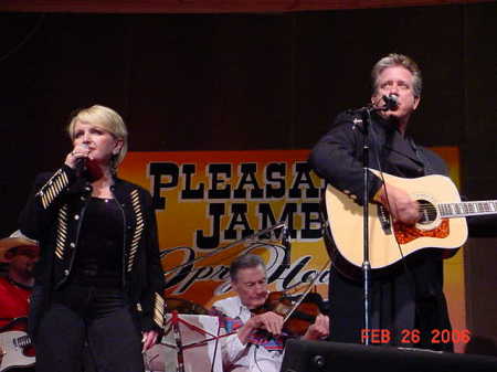 Cece and I doing a tribute to Johnny and June.