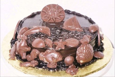 Dark Chocolate Ocean Cake