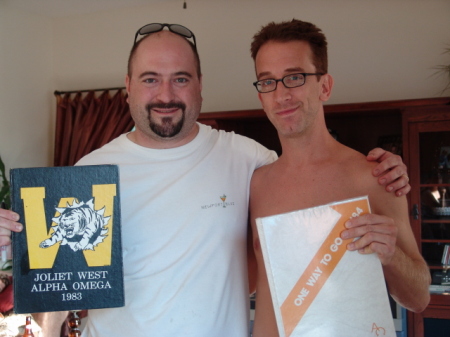Andy Dick and Me at my place in MN in July