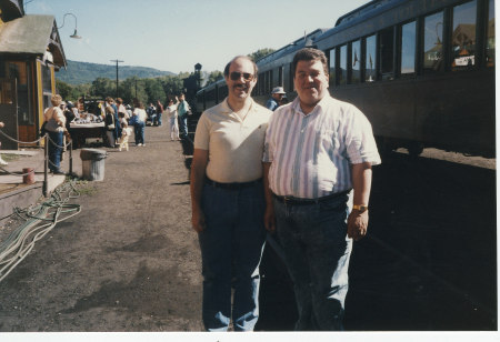 At the rail station in New Mexico--August 1989