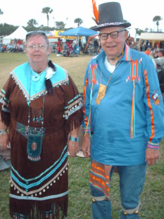 Robert and I at Pow Wow