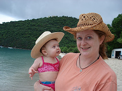 With Avery in the USVI