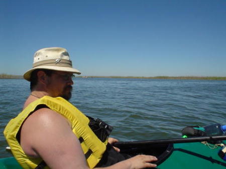 Kayaking at Potholes in Moses Lake.