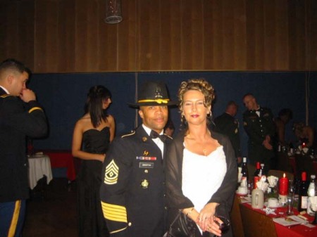 Me and my wife at the military (X-mass Ball)