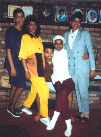 Kim, Me, Chance, Lynn and Vanessa 1991