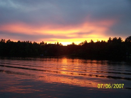 Sunset - Contoocook Lake