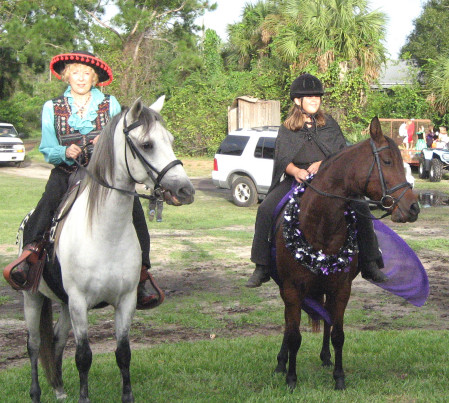 Me and two of my horses 2007