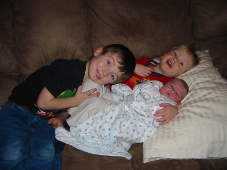 Grandsons Logan.. 5, Jacob.. 2 and Jonah