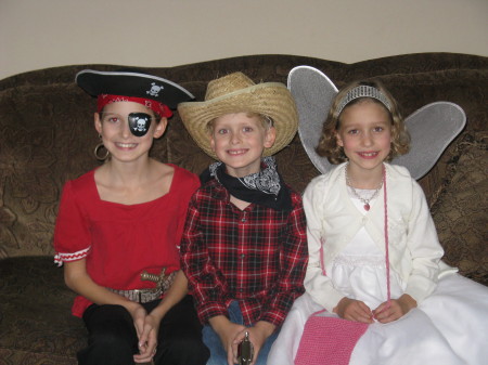 Pirate Olivia, Cowboy Quentin, & Angel Claire